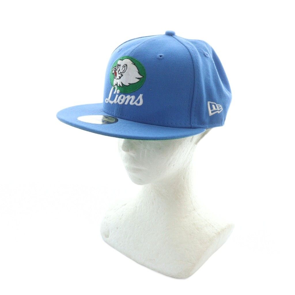 ニューエラ NEW ERA 野球帽 キャップ ロゴ 帽子 7 8/1 56.8cm 青