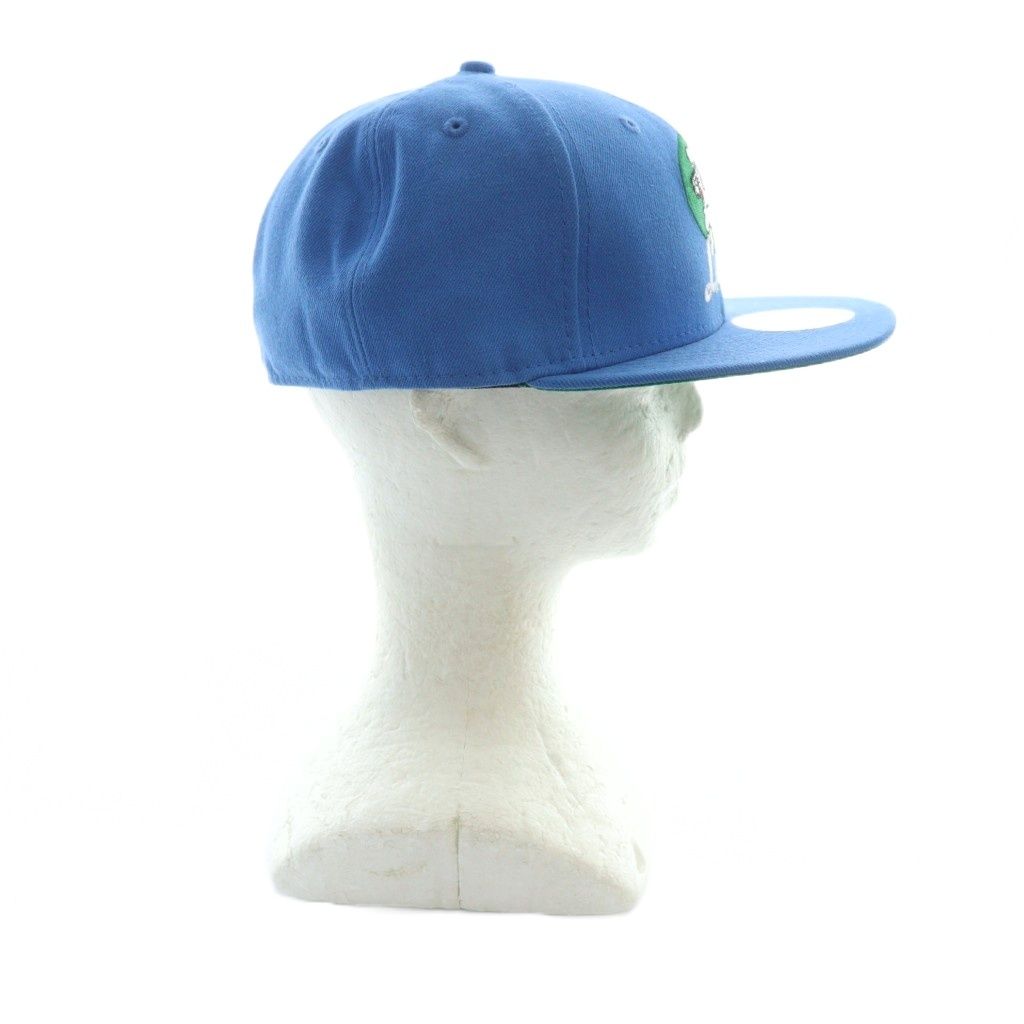 ニューエラ NEW ERA 野球帽 キャップ ロゴ 帽子 7 8/1 56.8cm 青