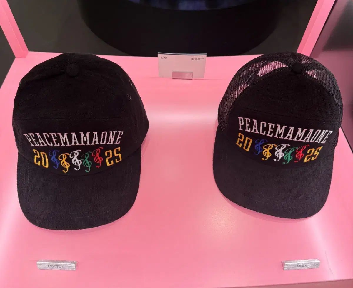 PEACEMINUSONE MAMA2025 ポップアップ キャップ コットン 2025MAMA