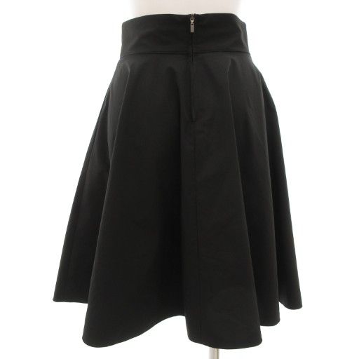 フォクシーニューヨーク FOXEY NEW YORK フレアスカート ひざ丈 38 黒