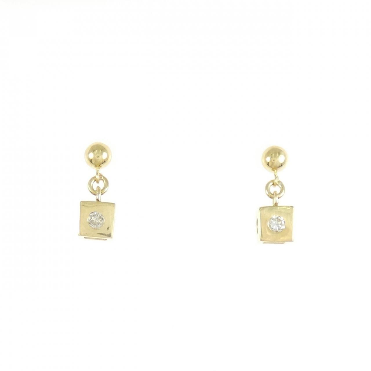 K18YG ダイヤモンド ピアス 0.32CT - メルカリ