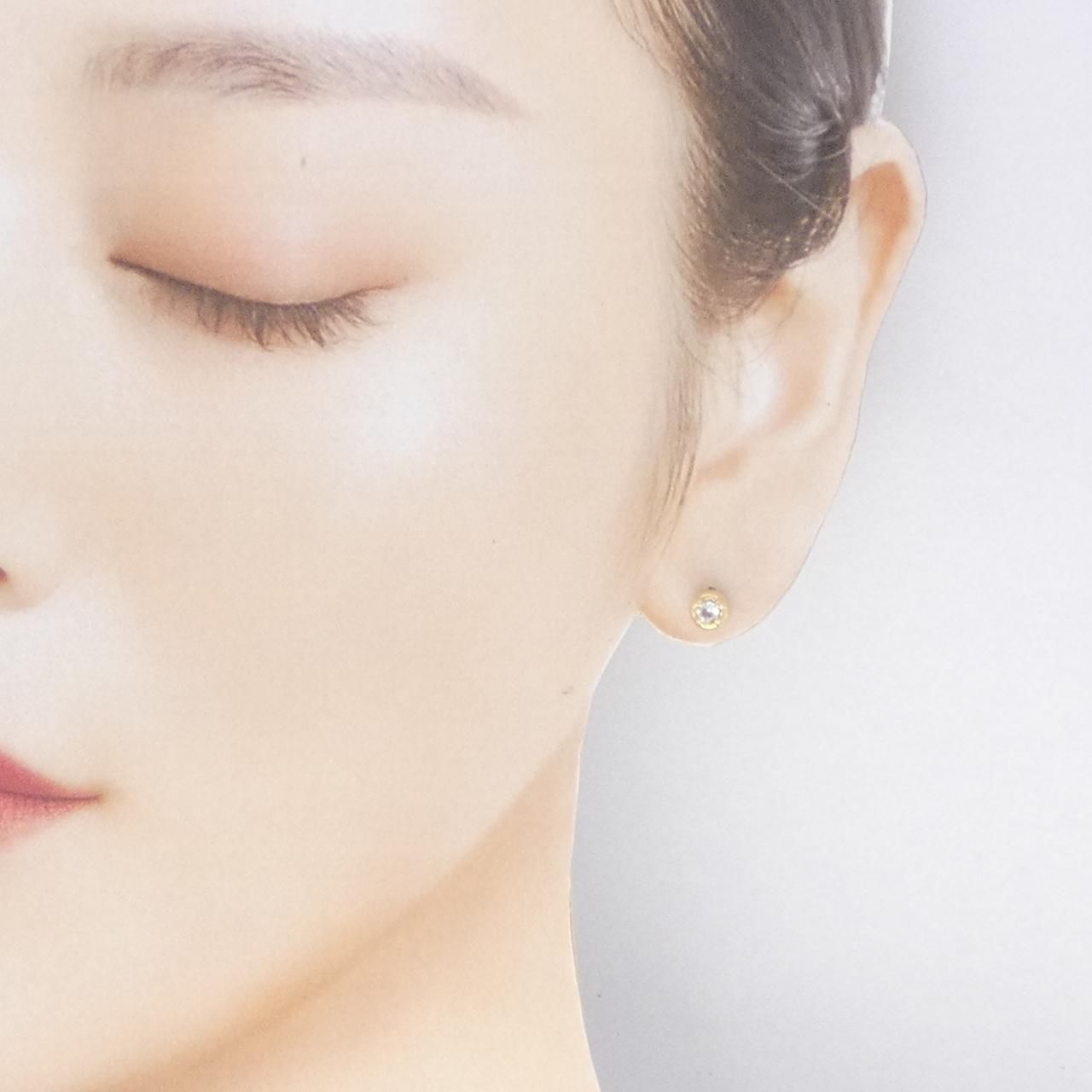 K18YG アクアマリン ピアス - メルカリ