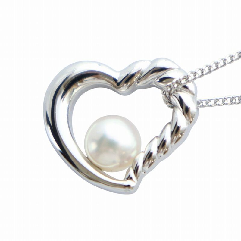 タサキ 田崎 TASAKI ネックレス アクセサリー ペンダント ロゴ リアル