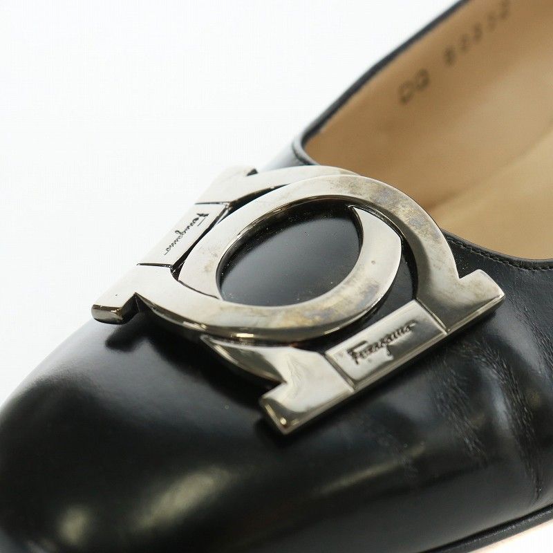 サルヴァトーレフェラガモ Salvatore Ferragamo パンプス レザー