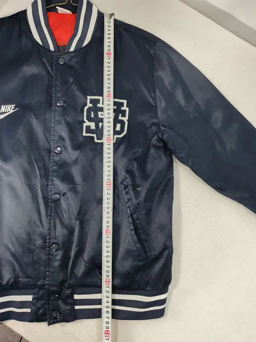ナイキ スタジアム スタジャン デストロイ ジャケット ネイビー L