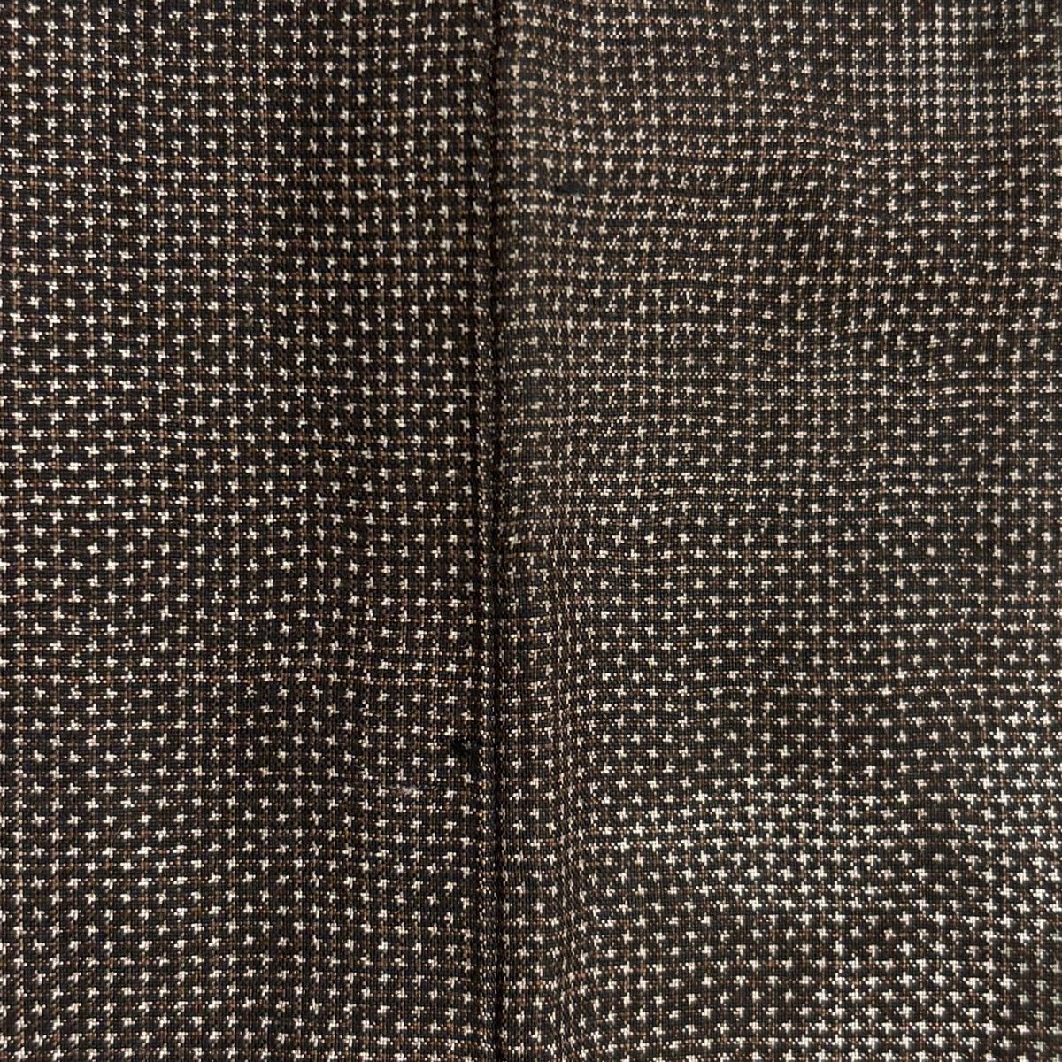 紬 身丈162cm 裄丈67.5cm L 袷 枝花 焦茶色 正絹 秀品 【中古】 - メルカリ