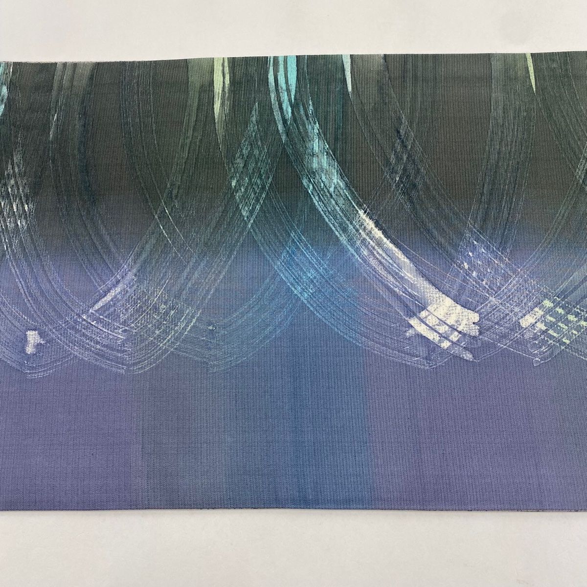 美品】 袋帯 秀品 幾何学 青紫 六通 正絹 【中古】 - メルカリ