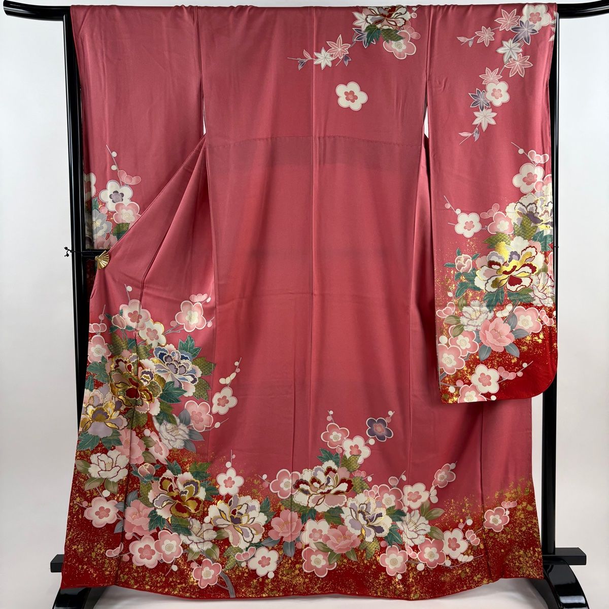 平和屋着物○森英恵・HANAE MORI 振袖 長襦袢(無双仕立て)セット 竹屋