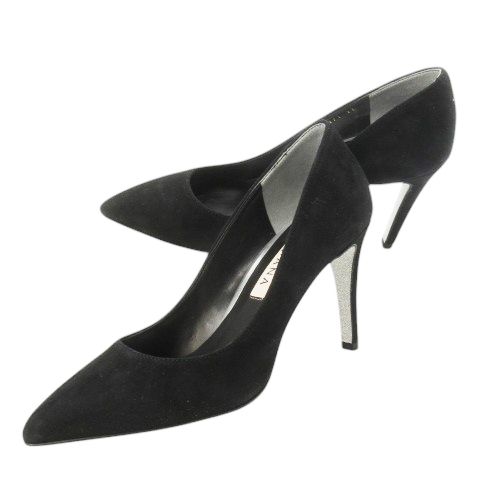 【新品未使用】DIANA ダイアナパンプス 黒スエード　23cm ダイアナ DIANA フラットパンプス （黒スエード） - ファッション通販