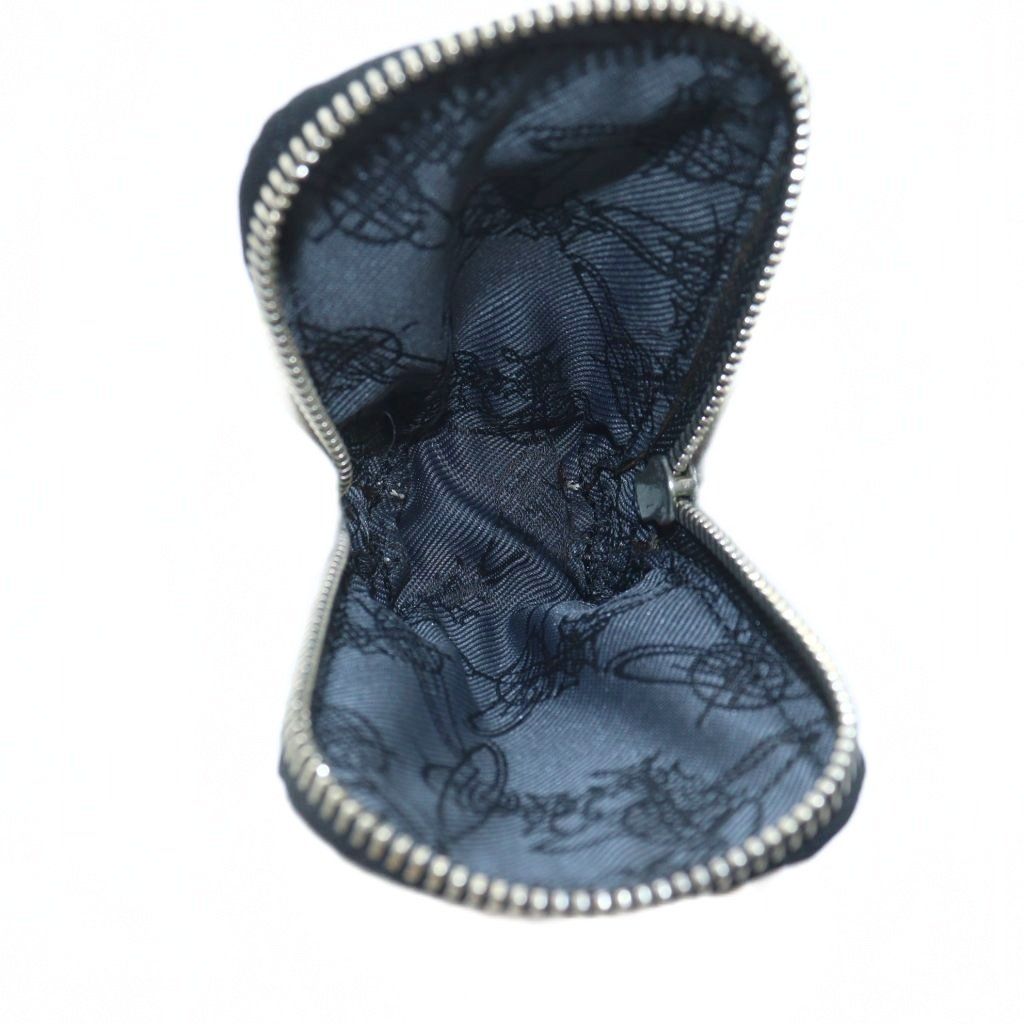 ヴィヴィアンウエストウッド Vivienne Westwood 小銭入れ コインケース レザー オーブ ロゴ ラウンドジップ 黒 ブラック