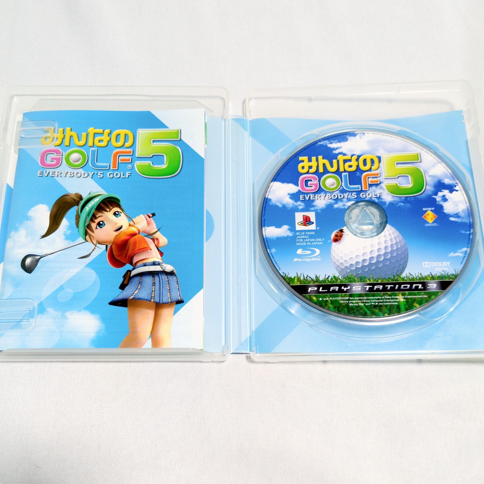 PS3 みんなのGOLF5 the Best【定番ゴルフ・ディスク美品】 10571-0478
