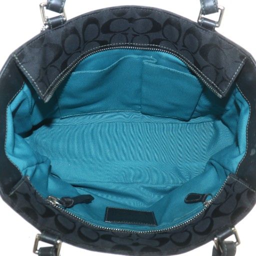 コーチ COACH ハンドバッグ キャンバス レザー シグネチャー 総柄 ロゴ