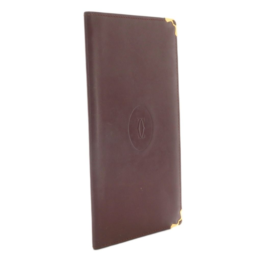 カルティエ Cartier マストライン ドゥーブルC 長財布 お札入れ 二