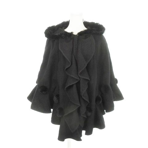 トゥービーシック TO BE CHIC ポンチョケープコート フーディー