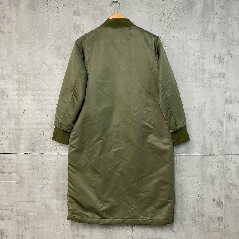 美品 Ray BEAMS レイビームス ロングMA-1コート 中綿 キルティング