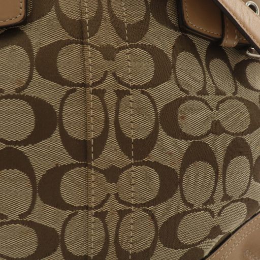 コーチ COACH ショルダーバッグ キャンバス レザー シグネチャー 総柄