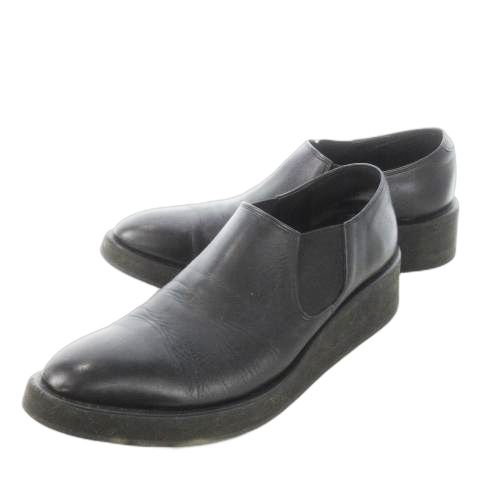 LAD MUSICIAN サイドゴアスリッポンシューズ LAD MUSICIAN サイドゴアスリッポン 黒 42 レザーシューズ 【公式通販】