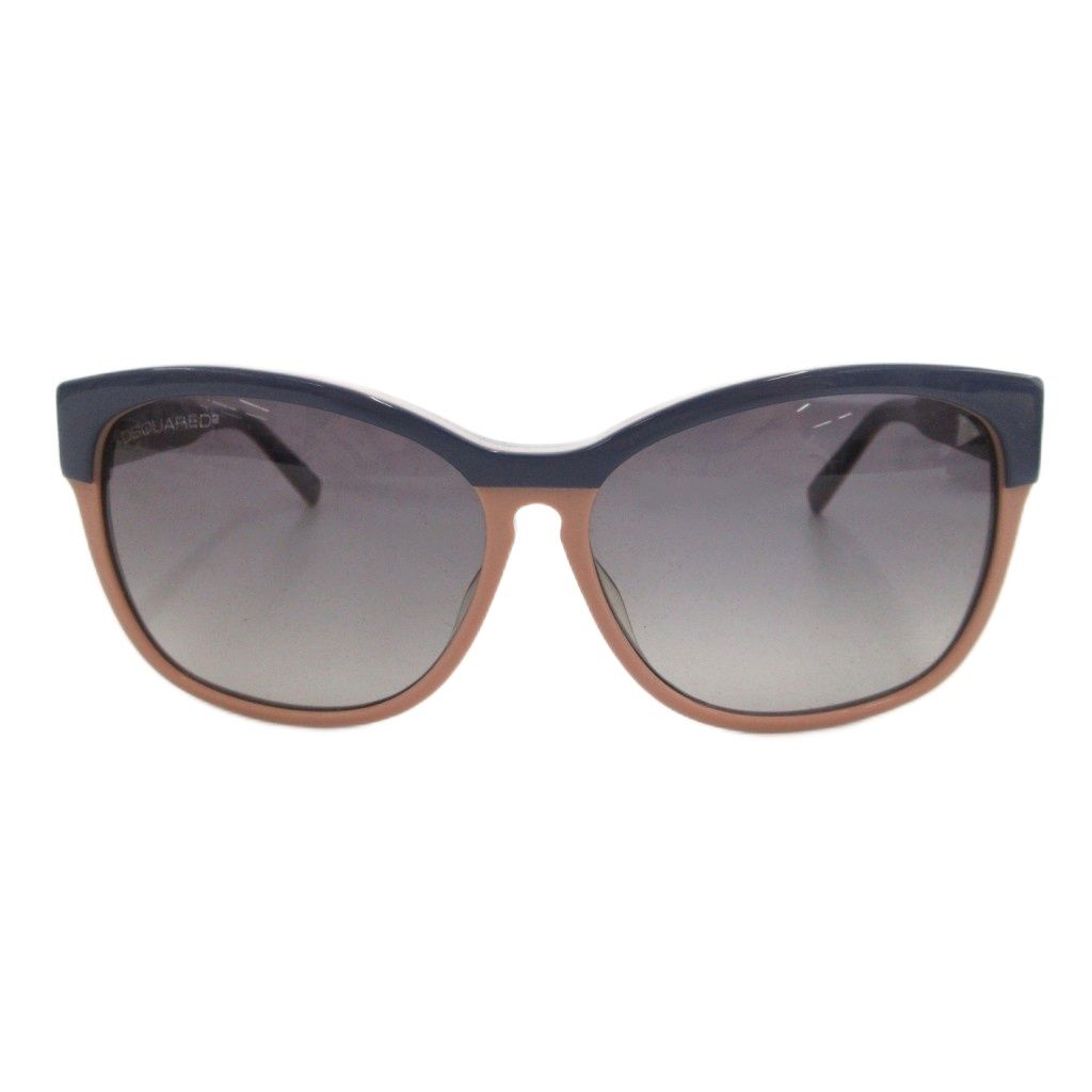 ディースクエアード DSQUARED2 サングラス セルフレーム 60□13 ブルー