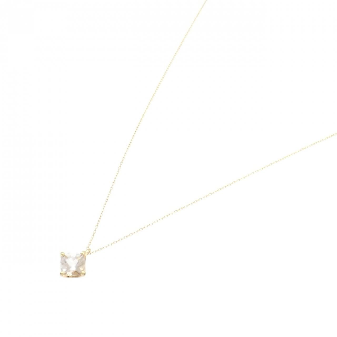 K18YG ホワイトトパーズ ネックレス ショップ