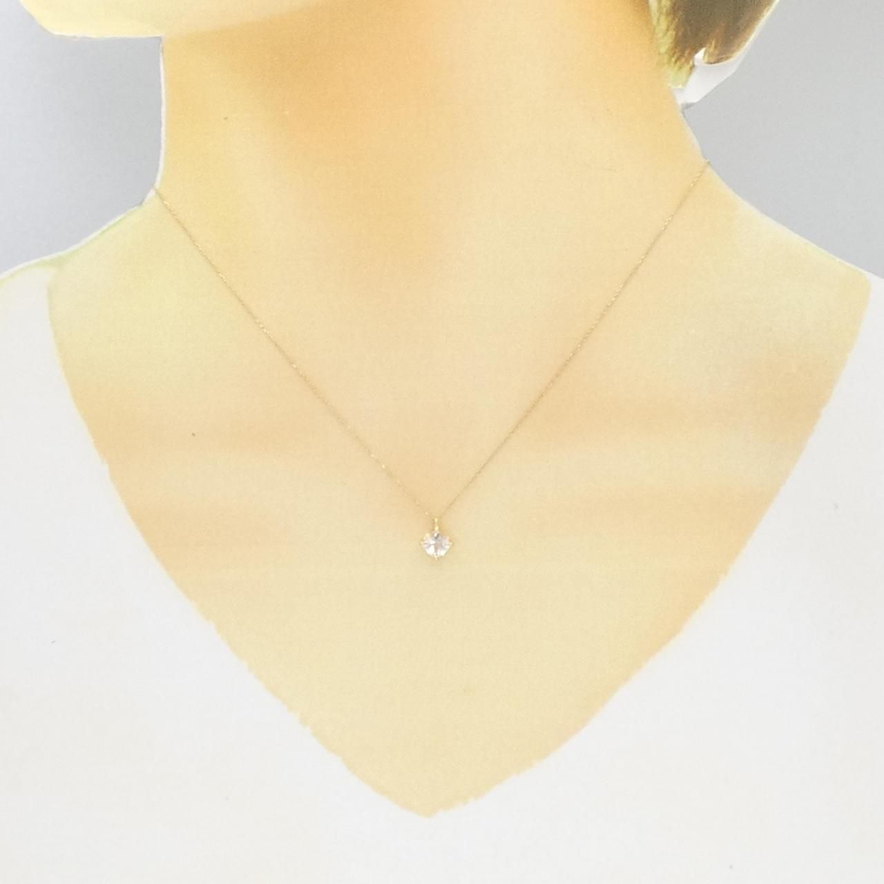 【K18YG ホワイトトパーズ　トップ】 K18YG ホワイトトパーズ ネックレス ショップ