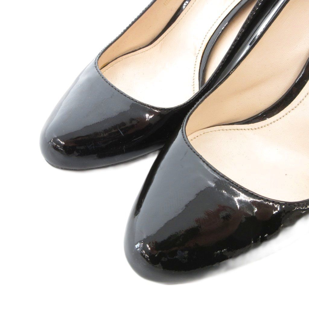 プラダ PRADA パンプス ピンヒール アーモンドトゥ エナメル パテント