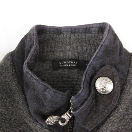 バーバリーブラックレーベル BURBERRY BLACK LABEL ニットジャケット