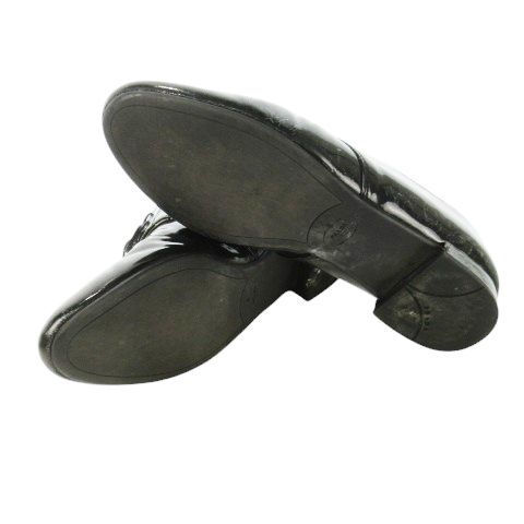 PRADA プラダ　フラットシューズ　ロゴ　パテントレザー　エナメル　ブラック PRADA プラダ フラットシューズ ロゴ パテントレザー エナメル