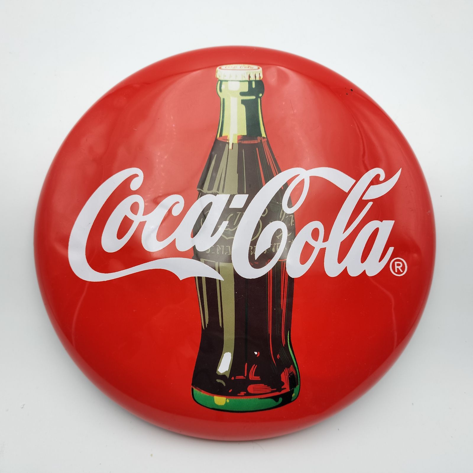 Coca-Cola コカ・コーラ丸型プレート ブリキ看板 直径30.5cm USA Coca
