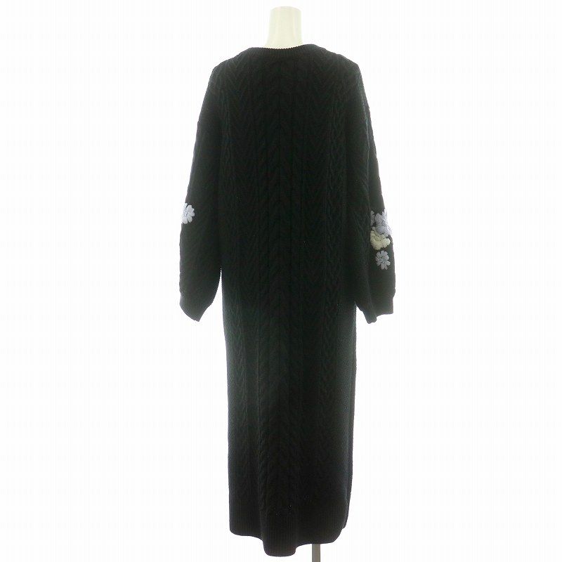 GRACE CONTINENTAL ケーブルニット ロングワンピース 36 グレースコンチネンタル GRACE CONTINENTAL ワンピース ニット