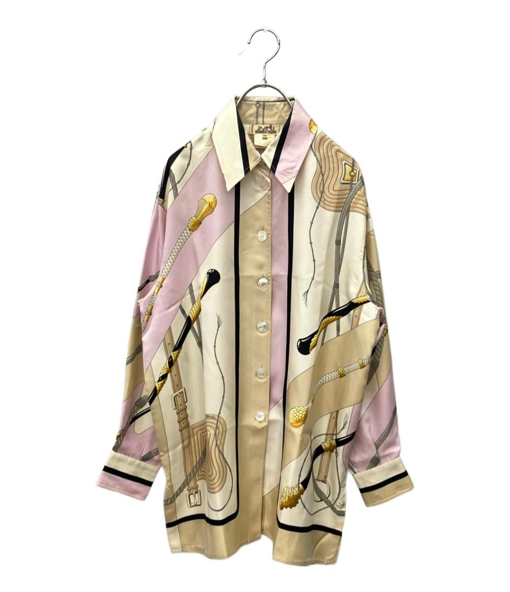 エルメス 長袖シャツ シルク レディース SIZE 40 (M) HERMES - メルカリ