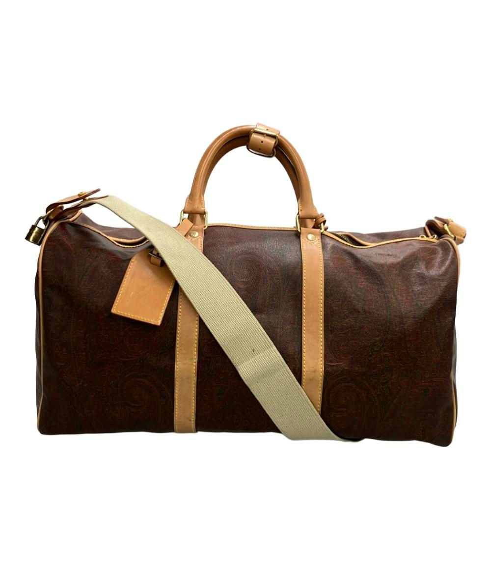 エトロ ボストンバッグ ショルダーバッグ トラベルバッグ 2WAY 斜め