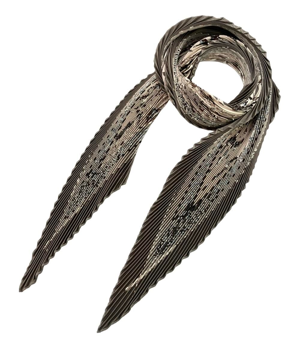 美品 エルメス スカーフ シルク100 プリーツカレ90 Libres comme lair