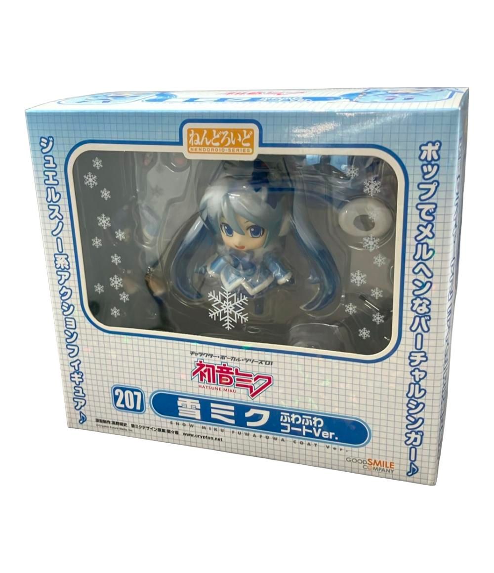 新古品 グッドスマイルカンパニー ねんどろいど 207 初音ミク 雪ミク ふわふわコートVer. 雪ミク ねんどろいど グッドスマイルカンパニー 完成品 修正パーツ欠品 :