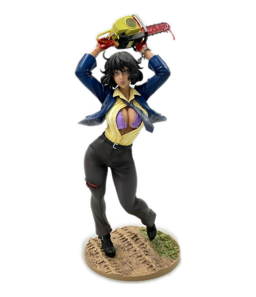 美品 コトブキヤ 悪魔のいけにえ HORROR美少女 レザーフェイス