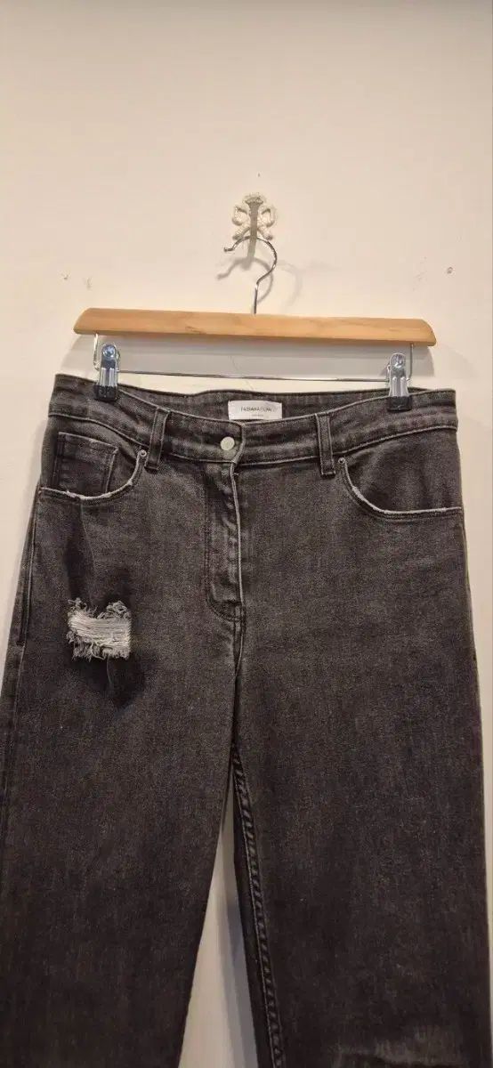  ファビアナフィリッピ ブラック ダメージ デニム パンツ その他 デニム ジーンズ