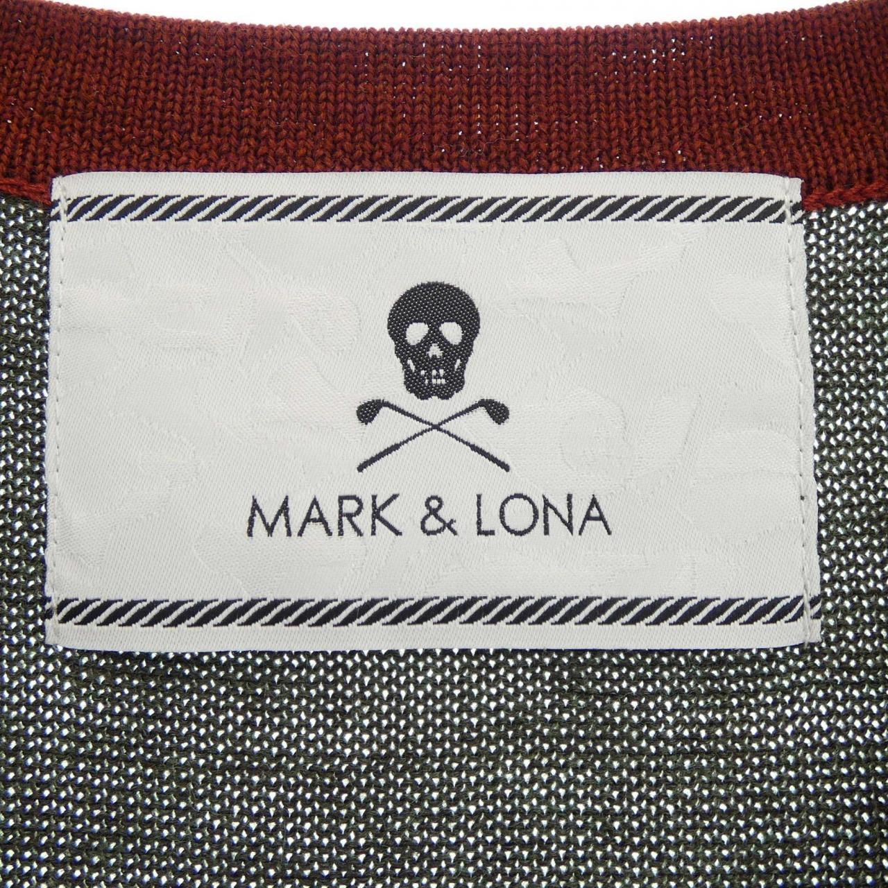 MARK&LONA ベスト Mark and Lona MA GOLF ベスト 黒と白 Mark and Lona