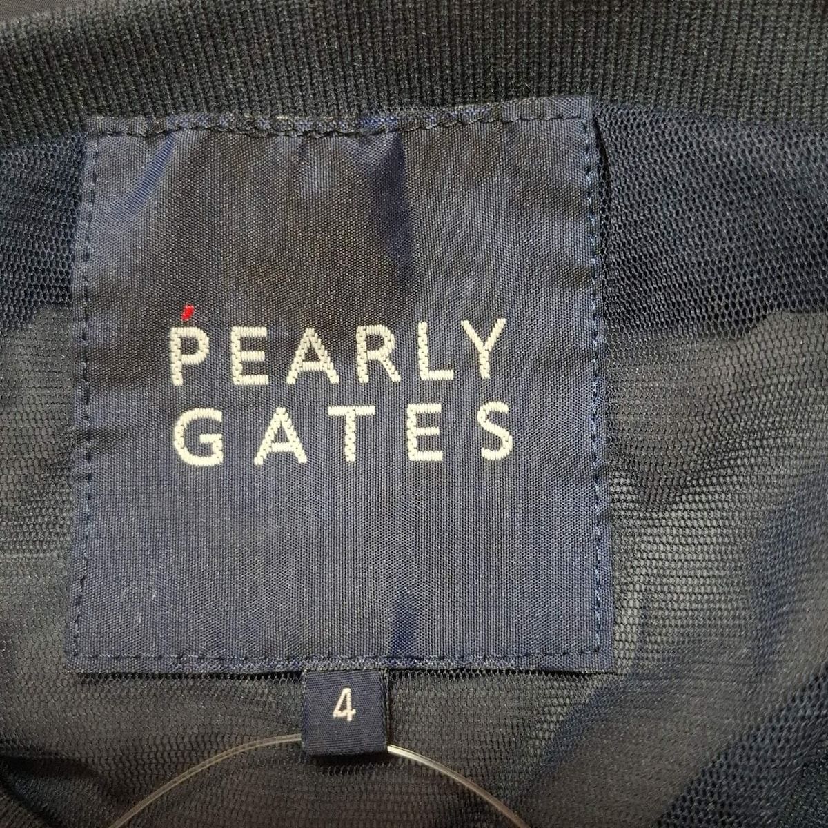 PEARLY GATES(パーリーゲイツ) ブルゾン サイズ4 XL メンズ - ネイビー