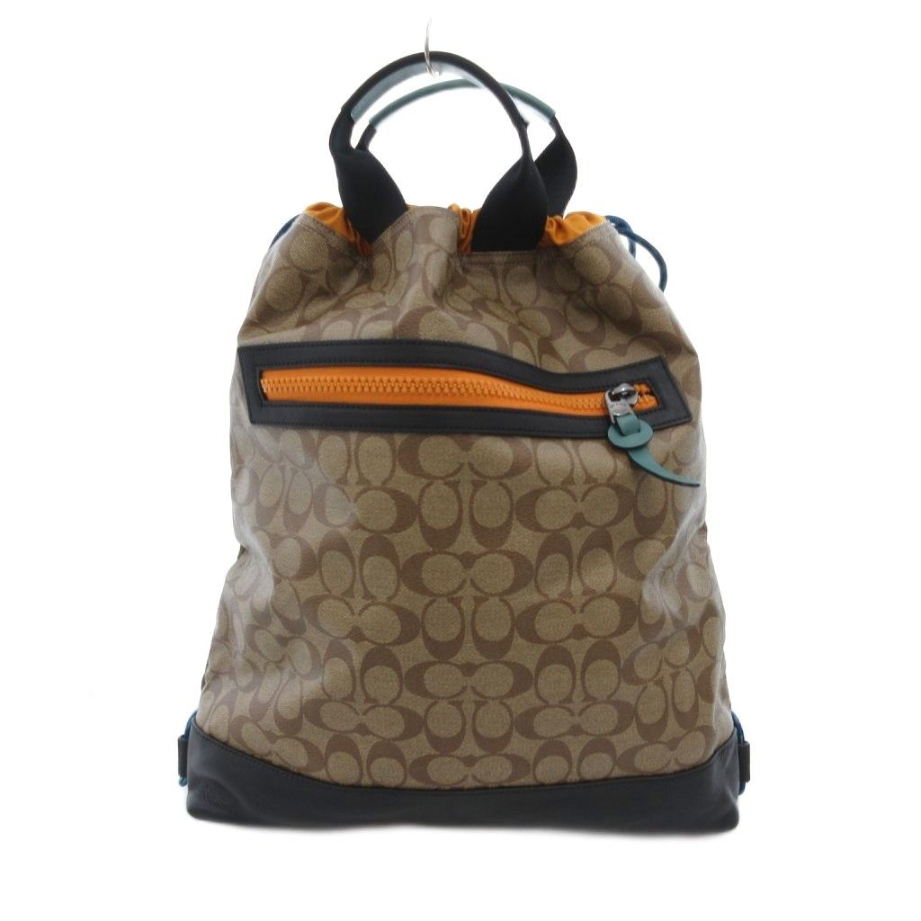 コーチ COACH F72929 ナップサック リュックサック PVC シグネチャー