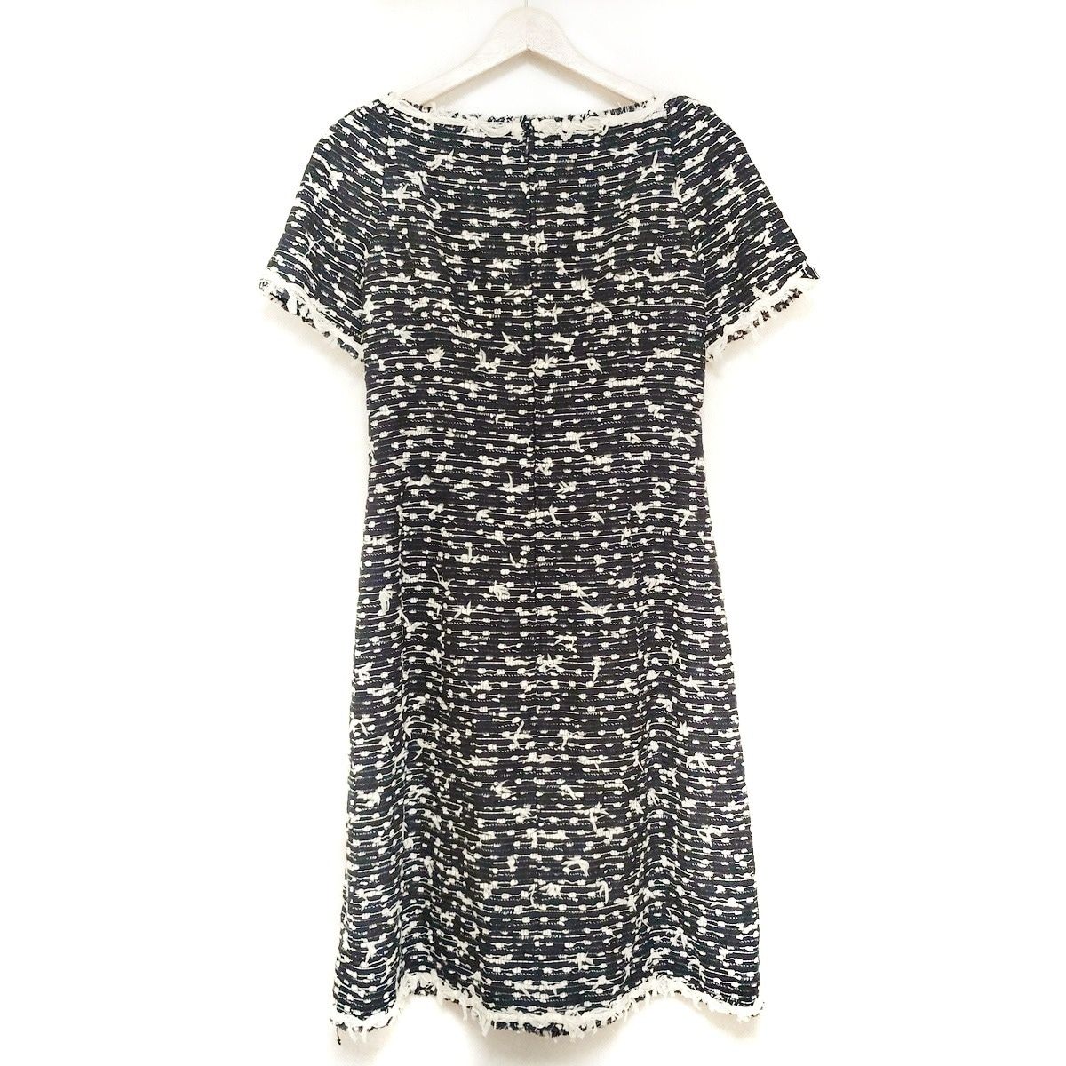 Rene(ルネ) ワンピース サイズ38 M レディース - ダークネイビー×白