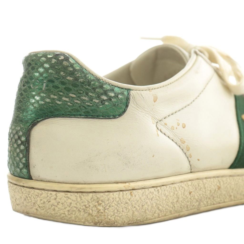 グッチ GUCCI エース スニーカー レザー ローカット エンブロイダリー