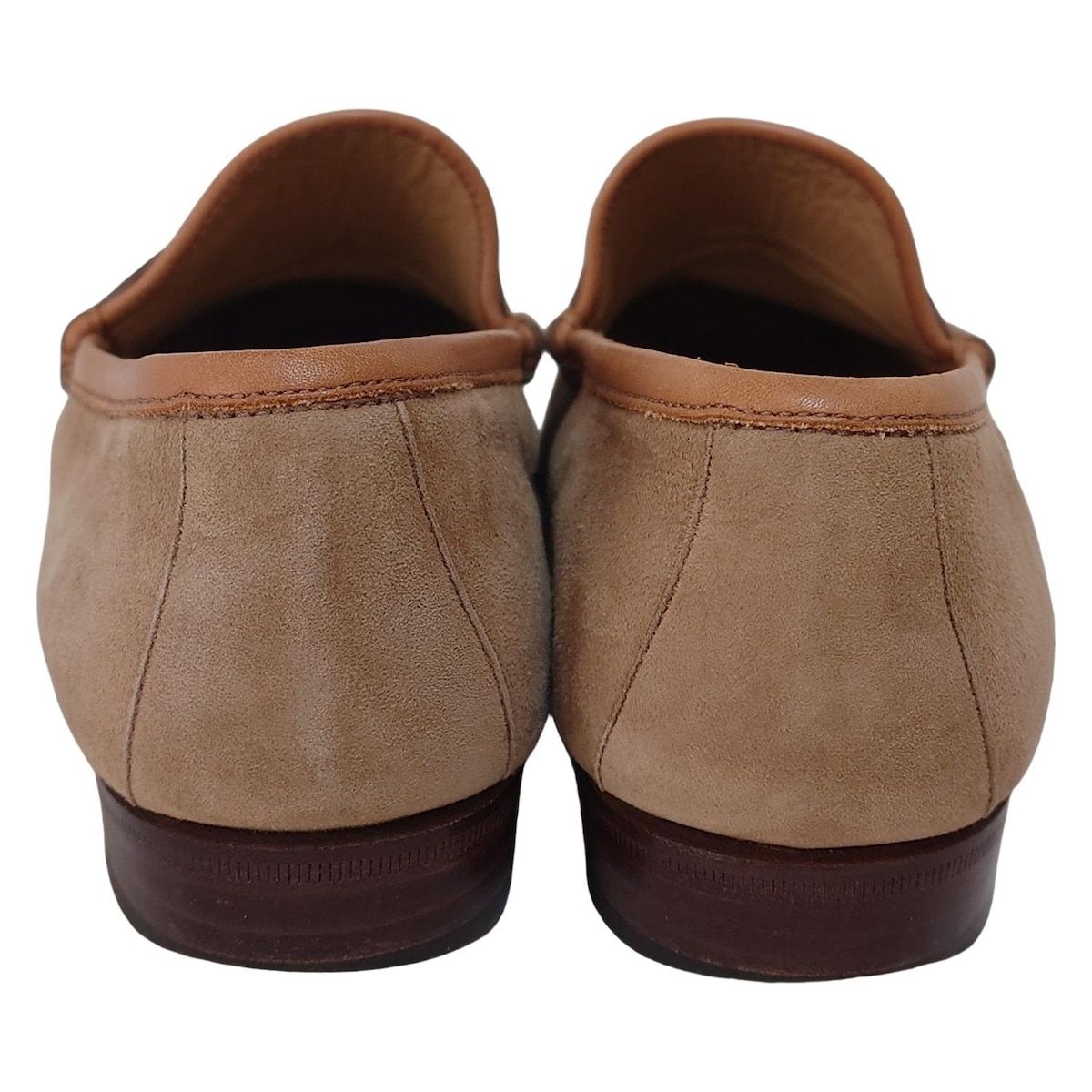 GUCCI(グッチ) ローファー 37 レディース - ベージュ×ライトブラウン