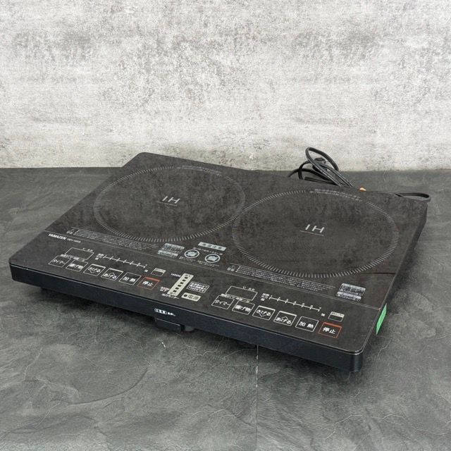 山善 2口IH調理器 【中古】動作保証 YAMAZEN YEH-1456 IH