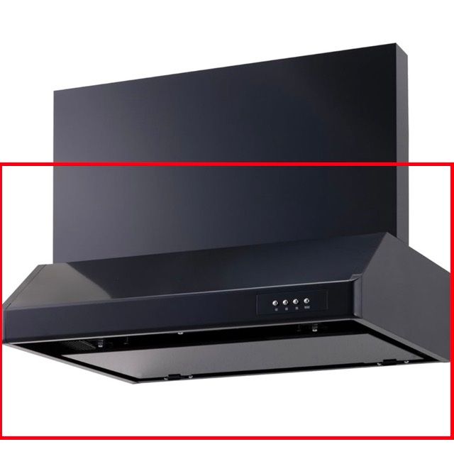 未使用 平型レンジフード WFS-60AMK 住宅設備 ブラック 約59x54x20cm 