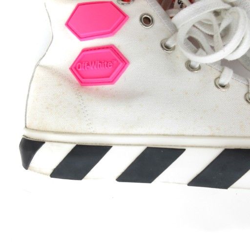 Off-White ホワイト　美品 楽天市場】【中古】オフホワイト OFF-WHITE USED加工 ハイカット