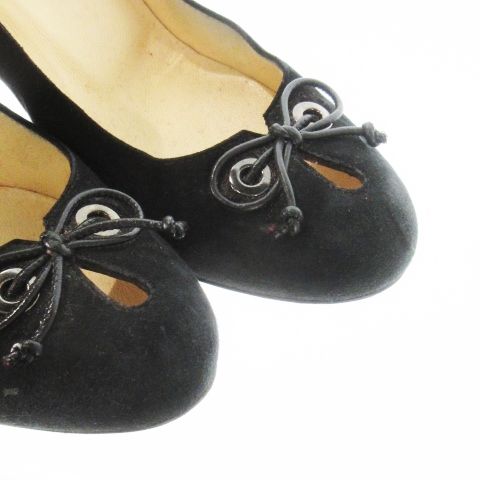 Christian Louboutin パンプス ヒール ラウンドトゥ ブラック Miss Z - 100 mm パンプス - パテントレザー - ブラック - ウィメンズ