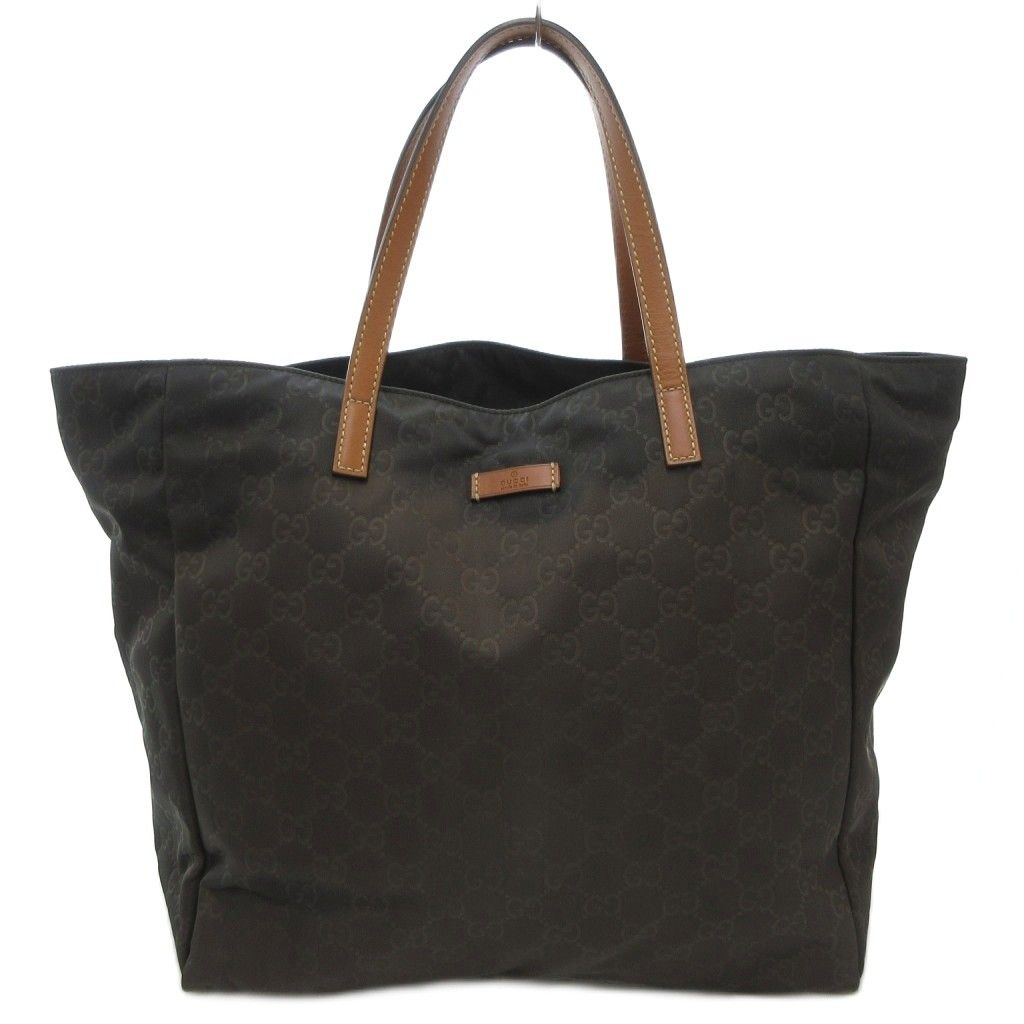 GUCCI グッチ GG柄 トートバッグ ナイロン ブラウン 293578 GUCCI グッチ GG柄 トートバッグ ナイロン ブラウン 293578 グッチ