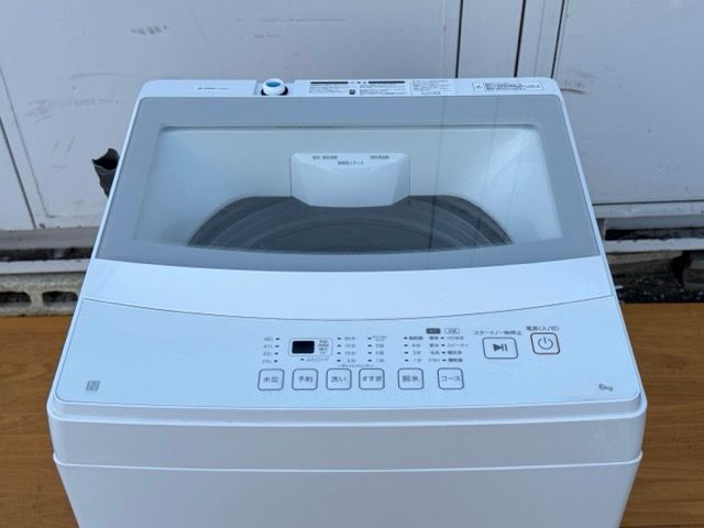 送料無料 全自動洗濯機 【中古】動作保証 NITORI ニトリ NT60L1WH