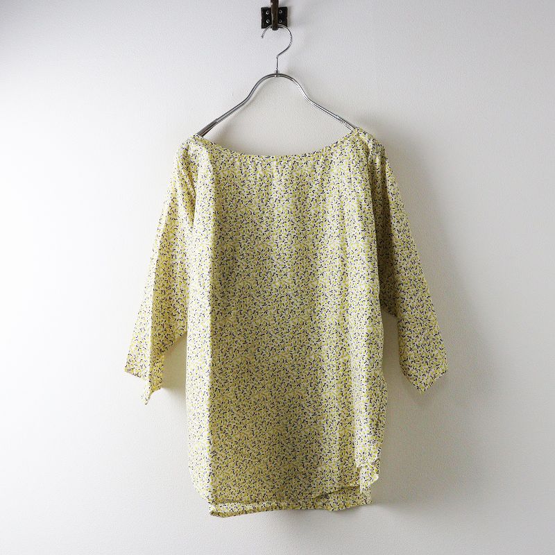 美品 ハグオーワー HUG O WaR リバティプリントドルマンプルオーバー