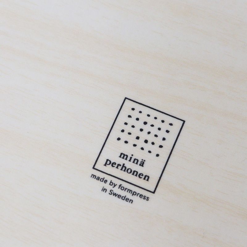 ミナペルホネン mina perhonen tambourine トレイ 大＼イエロー 天然木