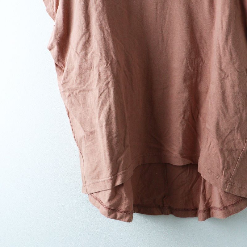 ハグオーワー クロスアンドクロス COFFEE pt.T-sh ブラウン 新品 ハグオーワー クロスアンドクロス COFFEE pt.T-sh ブラウン 新品